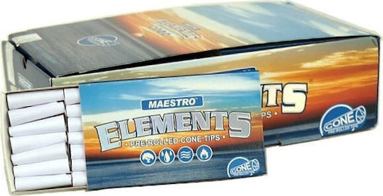 Elements Τζιβάνες Cone Λευκό 20 x 21τμχ