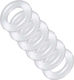 XR Ring Master Custom Ball Stretcher Kit Set Cock Rings Testicul Transparent 6buc