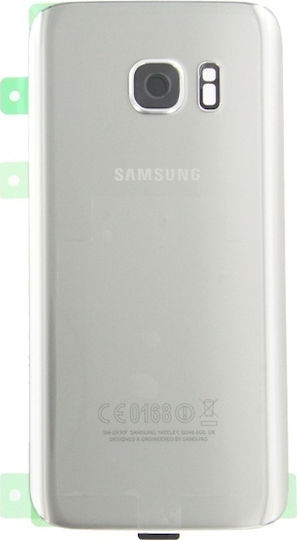 Samsung Καπάκι Μπαταρίας Ασημί για Galaxy S7