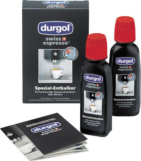 Durgol Ded18 2x125ml Coffee Maker Cleaner/Descaler 125ml