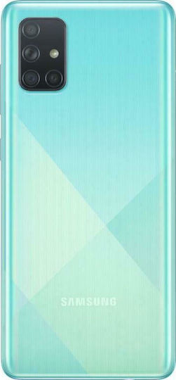 Samsung Καπάκι Μπαταρίας Crush Blue για Galaxy A71