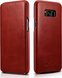 iCarer Vintage Series Side-Open Book Leather Re...