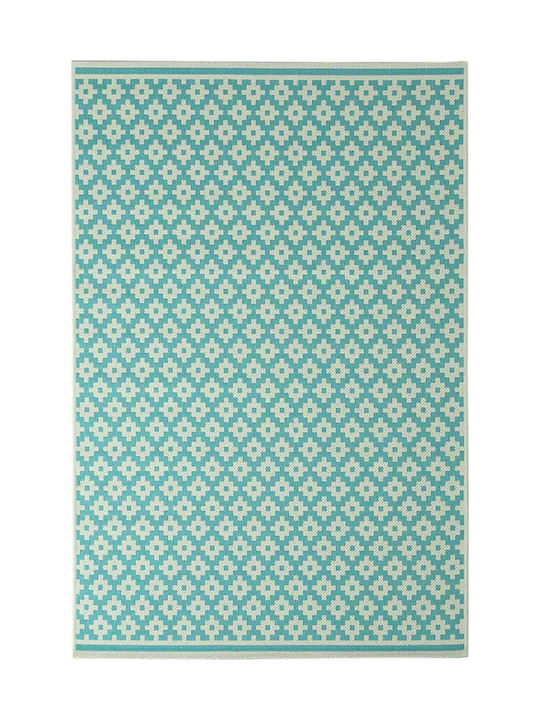 Royal Carpet Flox 722 Rug Rectangular Timp de vară Wicker albastru deschis