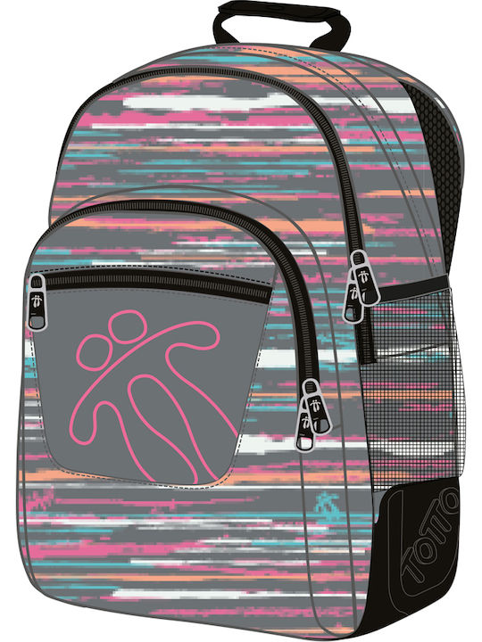 Totto Morral Rayol 1Y3 School Bag Backpack Elementary, Elementary Multicolored L33 x W14 x H44cm