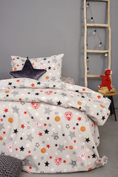 Palamaiki Kinderbettlaken Set Mit Gummizug Rot 170x260cm Palamaiki Kinderbettlaken Set Mit Gummizug Rot 170x260cm