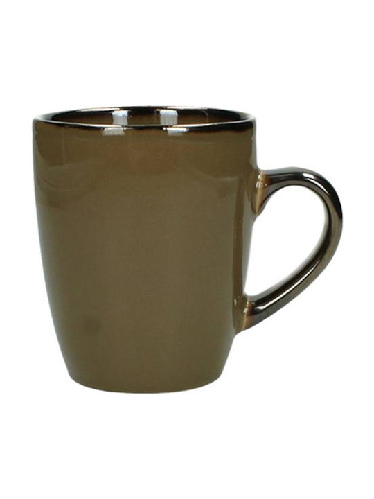 Zaros Κούπ Καφέ Tasse Keramik Braun 1Stück