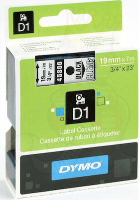 Dymo 45800 Ταινία Ετικετογράφου 7m x 19mm σε Διάφανο Χρώμα