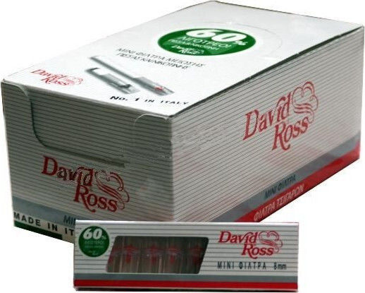 David Ross Πίπες Τσιγάρων Mini Regular 8mm 36 x 10τμχ