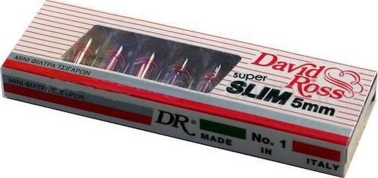 David Ross Super Slim 5mm Cigarette Pipes 10 Pieces