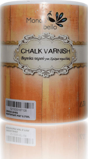 Mondobello Chalk Varnish Lackierung für Kreidefarbe Matt Bernstein Amber Orange 750ml 030803007