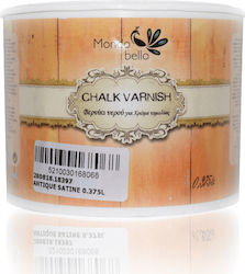 Mondobello Chalk Varnish Varnish for Chalk Colour Satin Antique Antique Καφέ 375ml