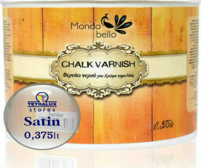 Mondobello Chalk Varnish Varnish for Chalk Colour Satin Clear 375ml