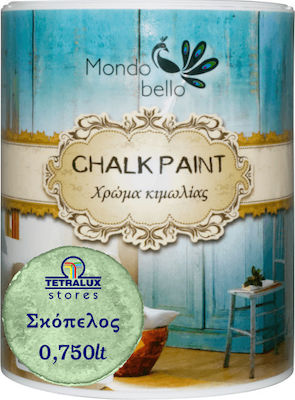 Mondobello Chalk Paint Χρώμα Κιμωλίας Σκόπελος/Πράσινο 750ml