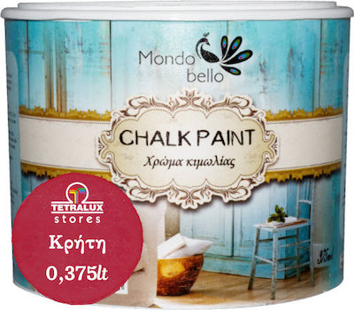 Mondobello Chalk Paint Vopsea cu Creta Creta/Red 375ml 030607003