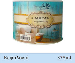 Mondobello Chalk Paint Χρώμα Κιμωλίας Κεφαλονιά/Γαλάζιο 375ml