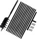 vidaXL Hand Drill with 150mm Handle and 13m Steel Extension Tube 270529