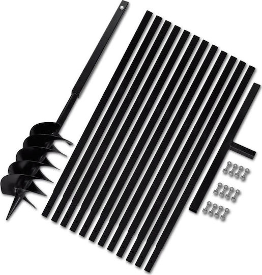 vidaXL Hand Drill with 150mm Handle and 13m Steel Extension Tube 270529