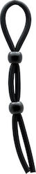 Rimba Penis / Testicle Cord Silicone Δαχτυλίδι Πέους Σιλικόνης Μαύρο 9135