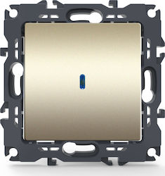 Aca Prime Recessed Wall Switch Single without F...