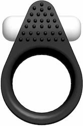 Dream Toys Lit Up Silicone Stimu Ring 1 Δαχτυλίδι Πέους Σιλικόνης Μαύρο