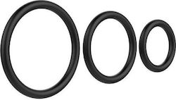Baile Cock Ring Set 3 Комплект Пръстени Петел Черен 3бр BI-026013