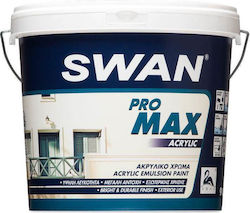 Swan Pro Max Acrylic Пластмасов Боя за Външен Употреба