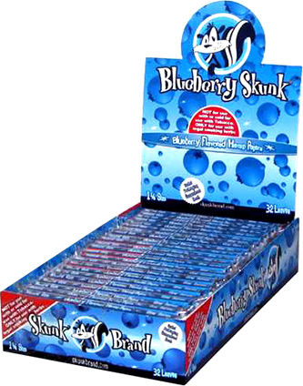 Skunk Blueberry Zigarettenpapiere 1+1/4 32 Blätter 24Stück