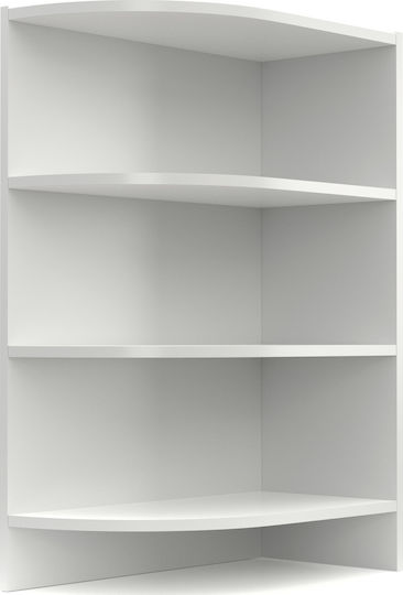 Charlotte Dulap de Colț pardoseală Alb 30x60x85buc