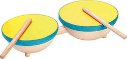 Plan Toys Wooden Drums for 3+ Years