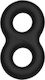 Crazy Bull Super Soft Silicone Пръстен Петел и тестиси Силикон Черен BI-210185