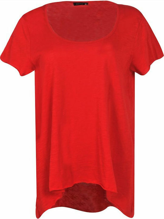 BodyTalk 1201-903528 Damen Sportlich T-shirt Rot 1201-903528-00300