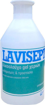 Lavipharm Lavisept Gel de mâini cu alcool 70% Dezinfectant Gel Pentru mâini 500ml Natural