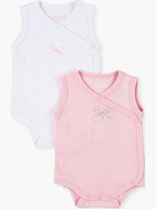 Losan Baby Bodysuit Underwear Set Sleeveless Multicolour