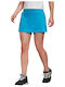 Club Leder Hoch tailliert Mini Rock Hellblau