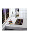 Meusch Covoraș de Baie Rainbow Negru 55x65buc