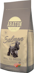Araton Adult All Breeds 15kg Ξηρά Τροφή για Ενήλικους Σκύλους με Καλαμπόκι / Ρύζι / Σολομό