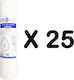Fit Aqua Water Filter Replacement Central Water Filtration System made of Polypropylene 10" PP 10" 10 μm 25pcs