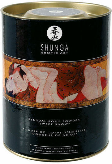 Shunga Sweet Snow Body Pudră cu Parfum Mierea nimfelor 228gr