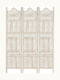 vidaXL Decorative Room Divider Wooden with 3 Panels 120x165cm