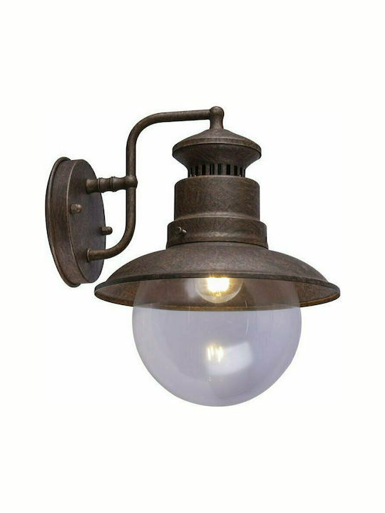 Globo Lighting Sella Επιτοίχιο Εξωτερικό Φωτιστικό Καπέλου E27 IP44