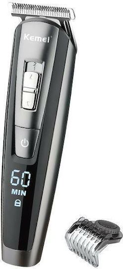 Kemei Rechargeable Hair Clipper Gray KM-1628