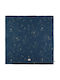 Nobodinoz Colorado Kinder Teppich Sterne Blau 100x100cm
