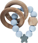 Nibbling Stellar Teething Ring made of Wood for 3 m+ 1pcs