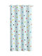 Saint Clair Kids Grommet Top Curtain Bright Light Blue 1752030120005 160x240cm