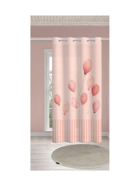 Saint Clair Kids Grommet Top Curtain Drift Pink 1752030120008 160x240cm