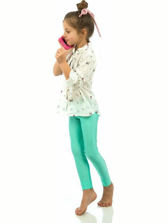 PCP Kids Legging Long Turquoise Jacqueline