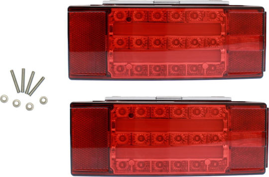 Set Lumini Trailer LED cu șuruburi 12 / 24V 2buc
