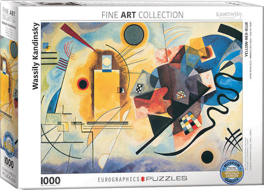 Yellow Red Blue by Kandinsky Wassily Puzzle 2D 1000pcs