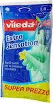 Vileda Γάντια Καθαριότητας Extra Sensation Kunststoff Groß 167395 Grün 2Stück