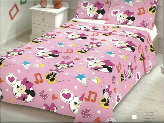 Kids Duvet Cover Single Pink